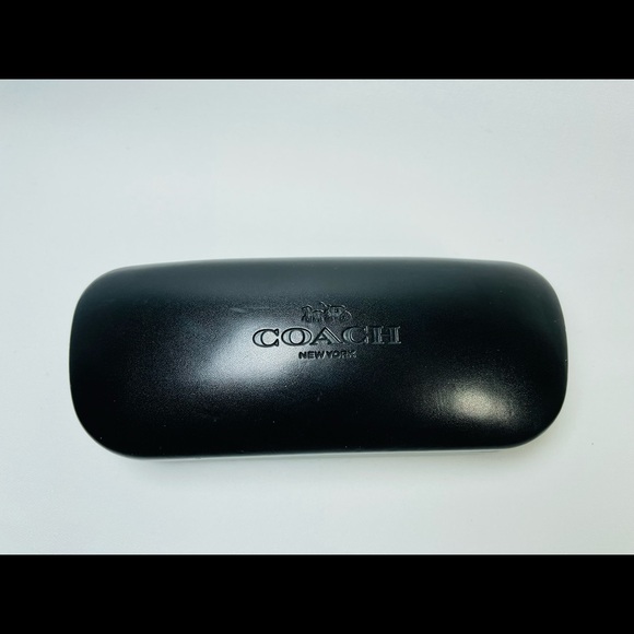 Coach Black Glass Case with new microfiber cleaning pad and insert - Picture 10 of 11